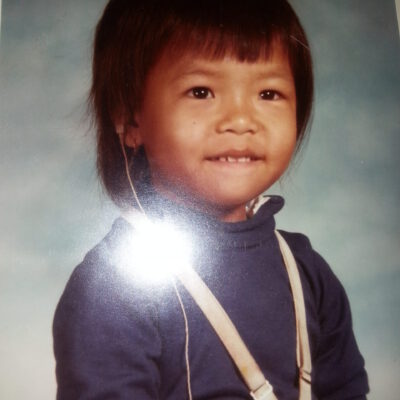 Mai as a young child