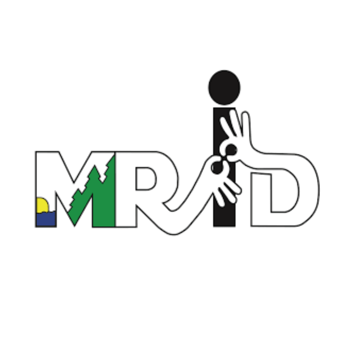 The logo of the Minnesota Registry of Interpreters for the Deaf (MRID).